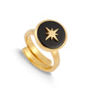Stellar Midi Star Black Quartz Ring - SVP - glott.no