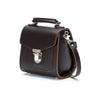 SUGARCUBE HANDBAG DARK BROWN SMALL - Zatchels - glott.no