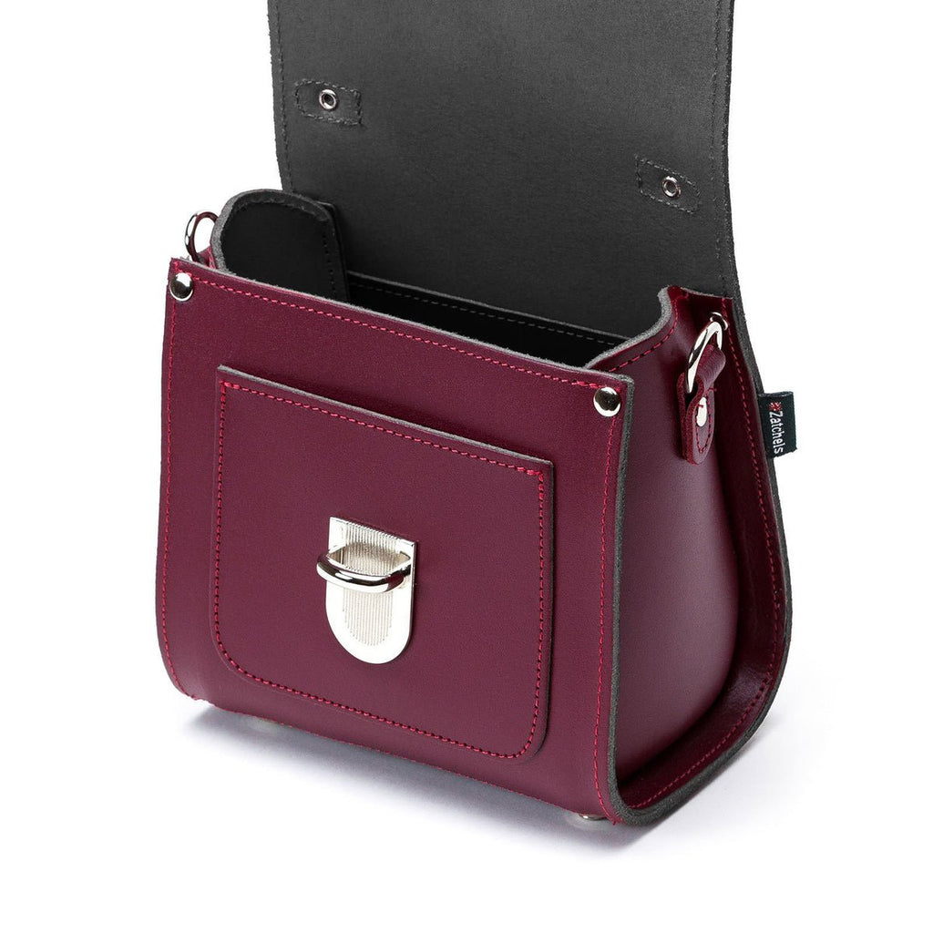 SUGARCUBE HANDBAG OXBLOOD PLUS - Zatchels - glott.no
