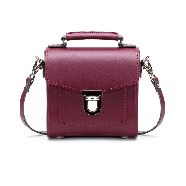 SUGARCUBE HANDBAG OXBLOOD PLUS - Zatchels - glott.no