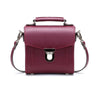 SUGARCUBE HANDBAG OXBLOOD RED SMALL - Zatchels - glott.no