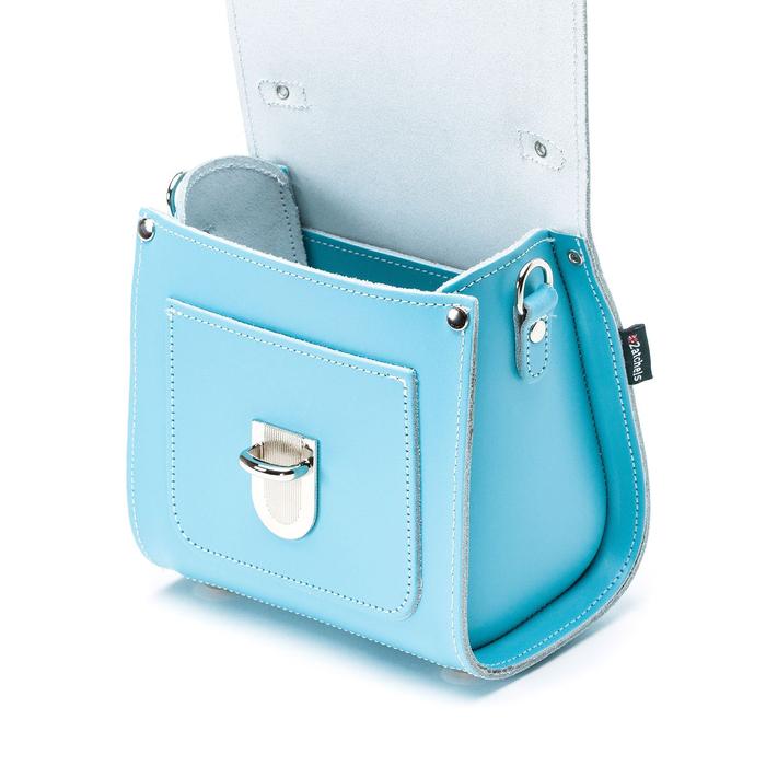 SUGARCUBE HANDBAG PASTEL BABY BLUE SMALL - Zatchels - glott.no