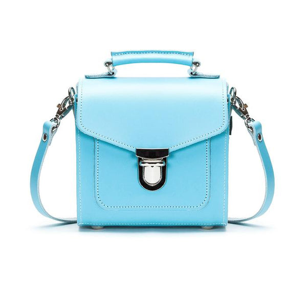 SUGARCUBE HANDBAG PASTEL BABY BLUE SMALL - Zatchels - glott.no