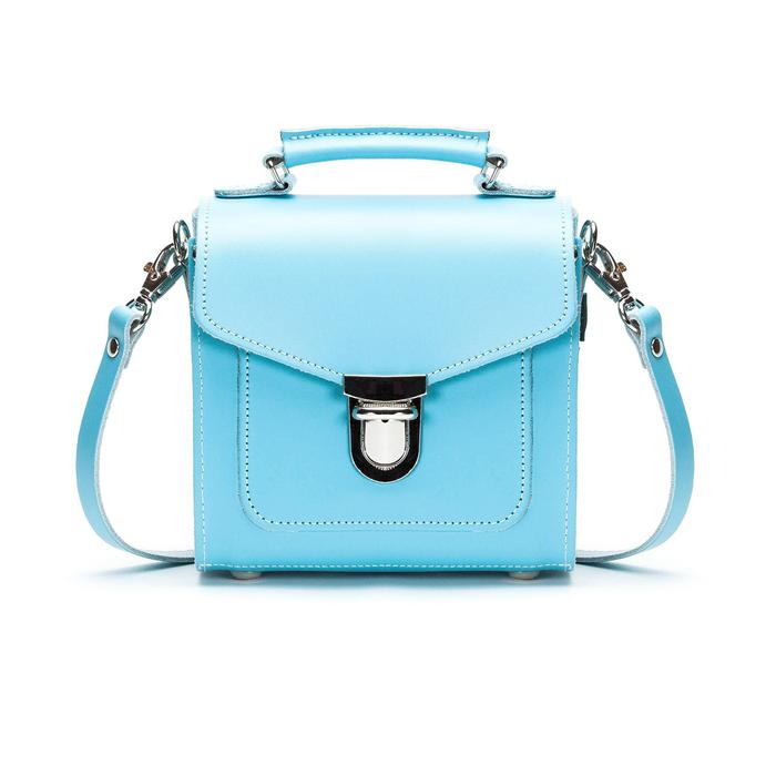 SUGARCUBE HANDBAG PASTEL BABY BLUE SMALL - Zatchels - glott.no