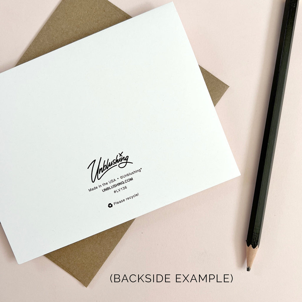 Wedding Card - Got Real - Unblushing - glott.no