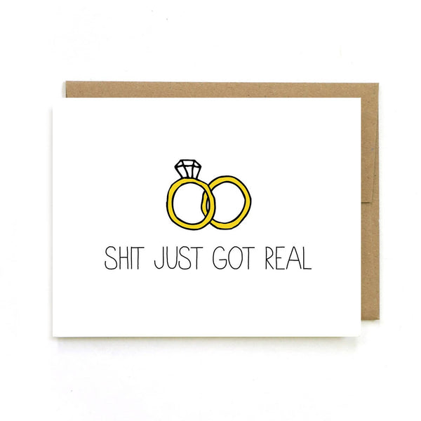 Wedding Card - Got Real - Unblushing - glott.no