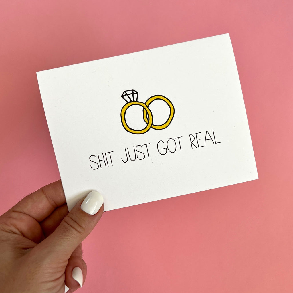 Wedding Card - Got Real - Unblushing - glott.no