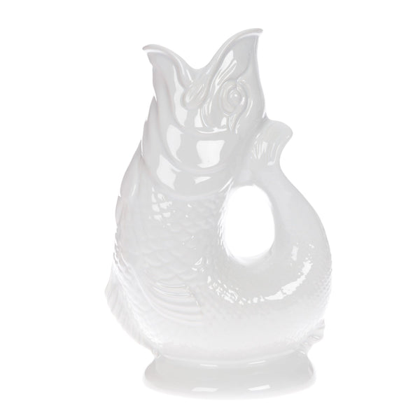 White XL Gluggle Jug - glott.no