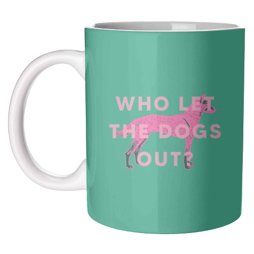 Who let the dogs out? - Mug - Art Wow - glott.no
