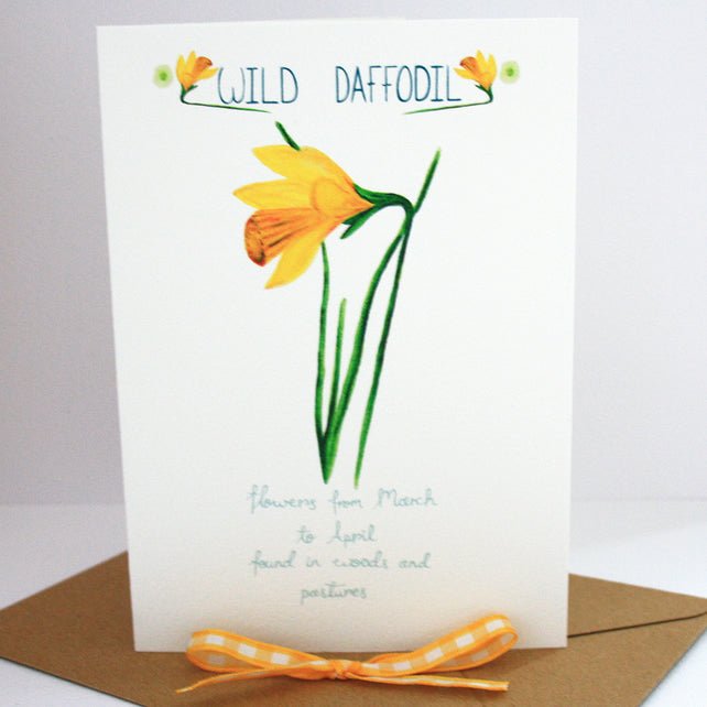 Wild Daffodil Kort - Victoria Snape - glott.no