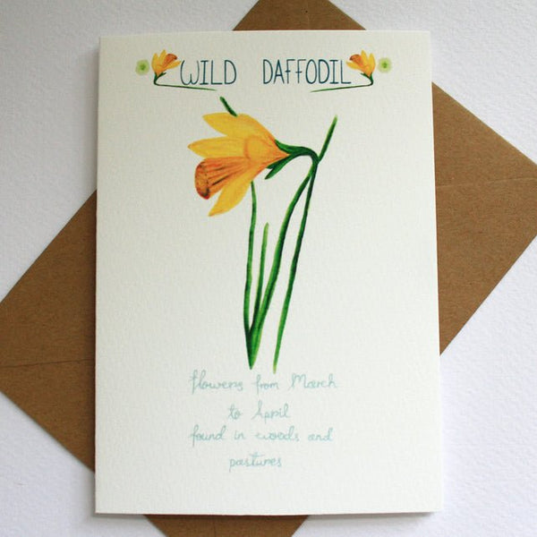 Wild Daffodil Kort - Victoria Snape - glott.no