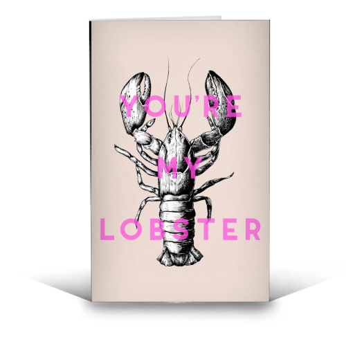 YOU'RE MY LOBSTER BY THE 13 PRINTS Kort - Art Wow - glott.no